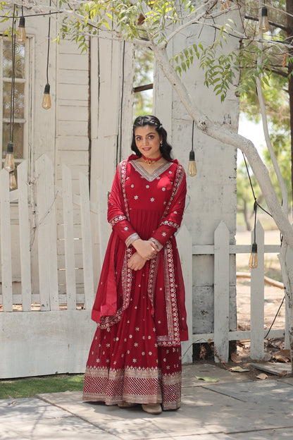 PREMIUM DESIGNER GOWN WITH DUPATTA (WDN21)