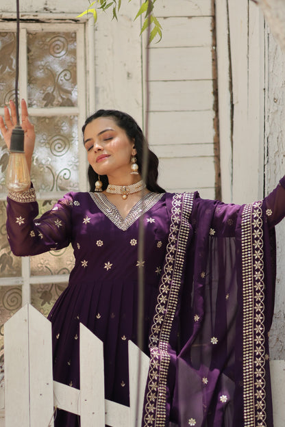 PREMIUM DESIGNER GOWN WITH DUPATTA (WDN21)01