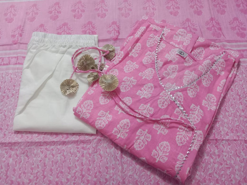 Festive gathering, you'll can opt for PINK ANGRAKHA set which is decorated with finest self SWRD50