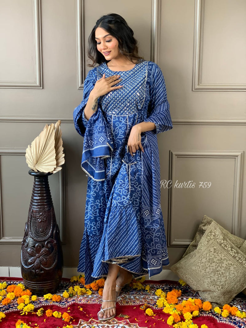 The wait is over! ✨ We have received so much love for that we’ve decided to add more to 𝕋𝕙𝕖 𝕃𝕖𝕘𝕒𝕔𝕪 of Cotton gown with duppata