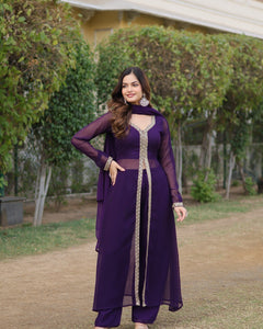 TILTON PREMIUM READYMADE  KURTI WITH PANT & DUPATTA SET