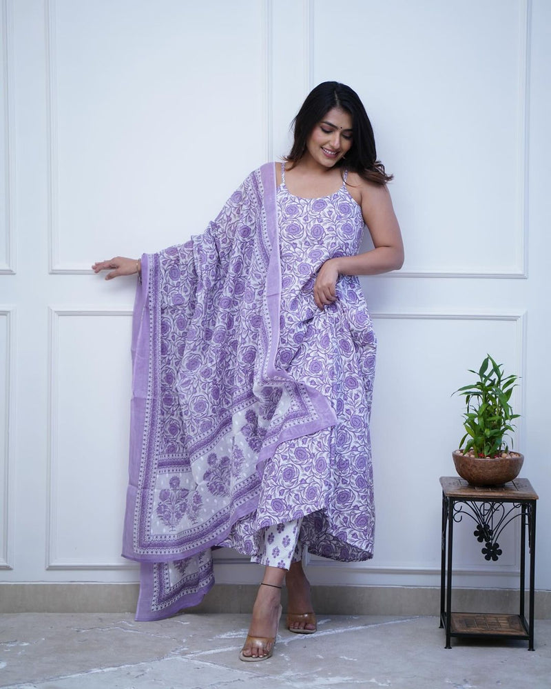 Get summer Ready in out New Speggitti Sleeves Duppata Sets available in this beautiful trendy
