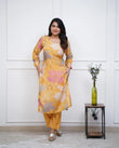 💃Enjoy New Floral Kurta Pant set with amazing lace Work ❤️(RD03)