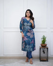 💃Enjoy New Floral Kurta Pant set with amazing lace Work ❤️(RD03)