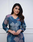 💃Enjoy New Floral Kurta Pant set with amazing lace Work ❤️(RD03)
