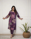 💃Enjoy New Floral Kurta Pant set with amazing lace Work ❤️(RD03)