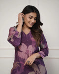 💃Enjoy New Floral Kurta Pant set with amazing lace Work ❤️(RD03)