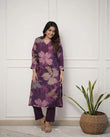 💃Enjoy New Floral Kurta Pant set with amazing lace Work ❤️(RD03)