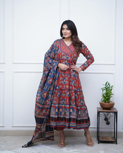 Launching Super Cool, Comfortable And Stylish Pure Cotton Suit Cum Gown Set Which Is Beautifully Decorated With Intricate Hand Work, Jari Work And Lace Detailing In Neck.