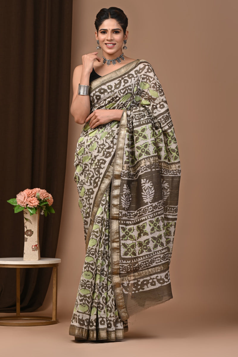 Premium Maheshwari Silk Saree (SWSRMAH14)