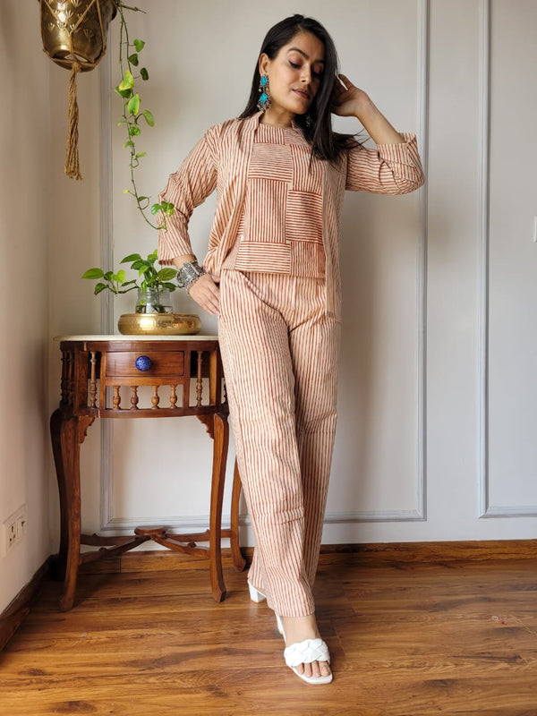 🤩Elevate your casual style with this cotton co-ord set🤩 NFRD102