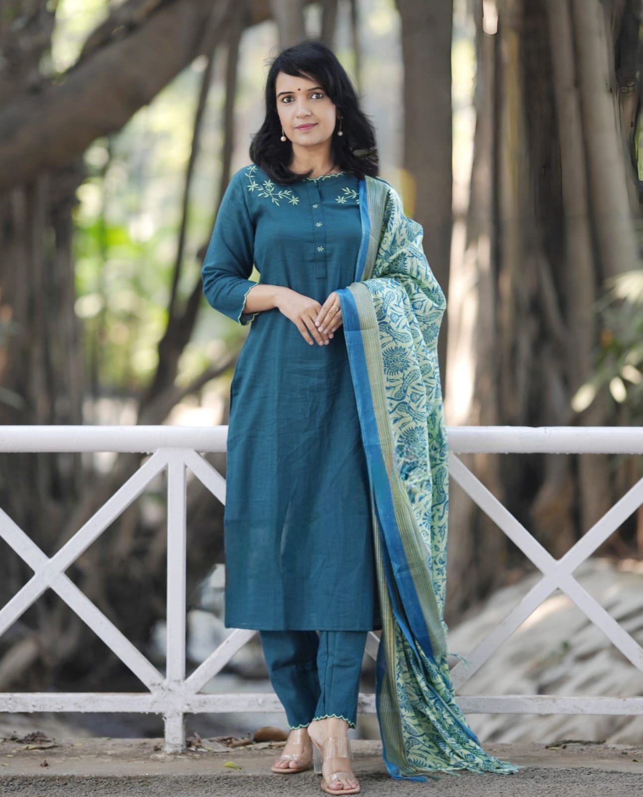 PARIDHAN BY PRERNA COLLECTION'S EXCLUSIVE  COTTON KURTI WITH EMBROIDERY WORK (NFRD43)