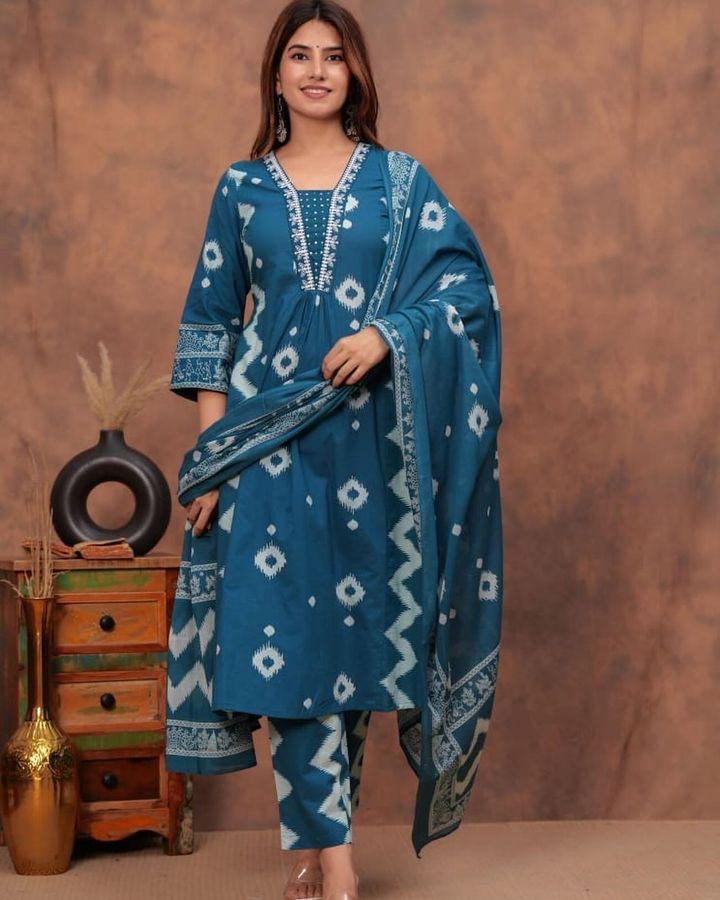 🌸KURTA PENT WITH DUPATTA SUIT SET🌸 (NFRD23)