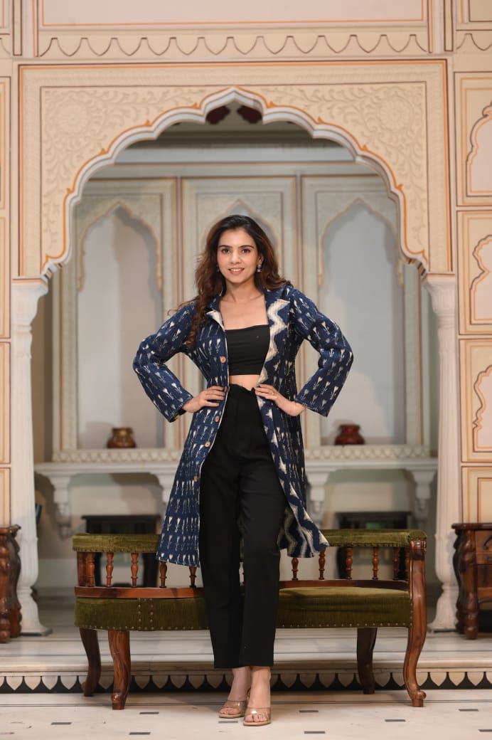 Presenting Jaipuri printed Women's Wear Quilted Full Sleeves JACKETS 🧥(NFWC02)