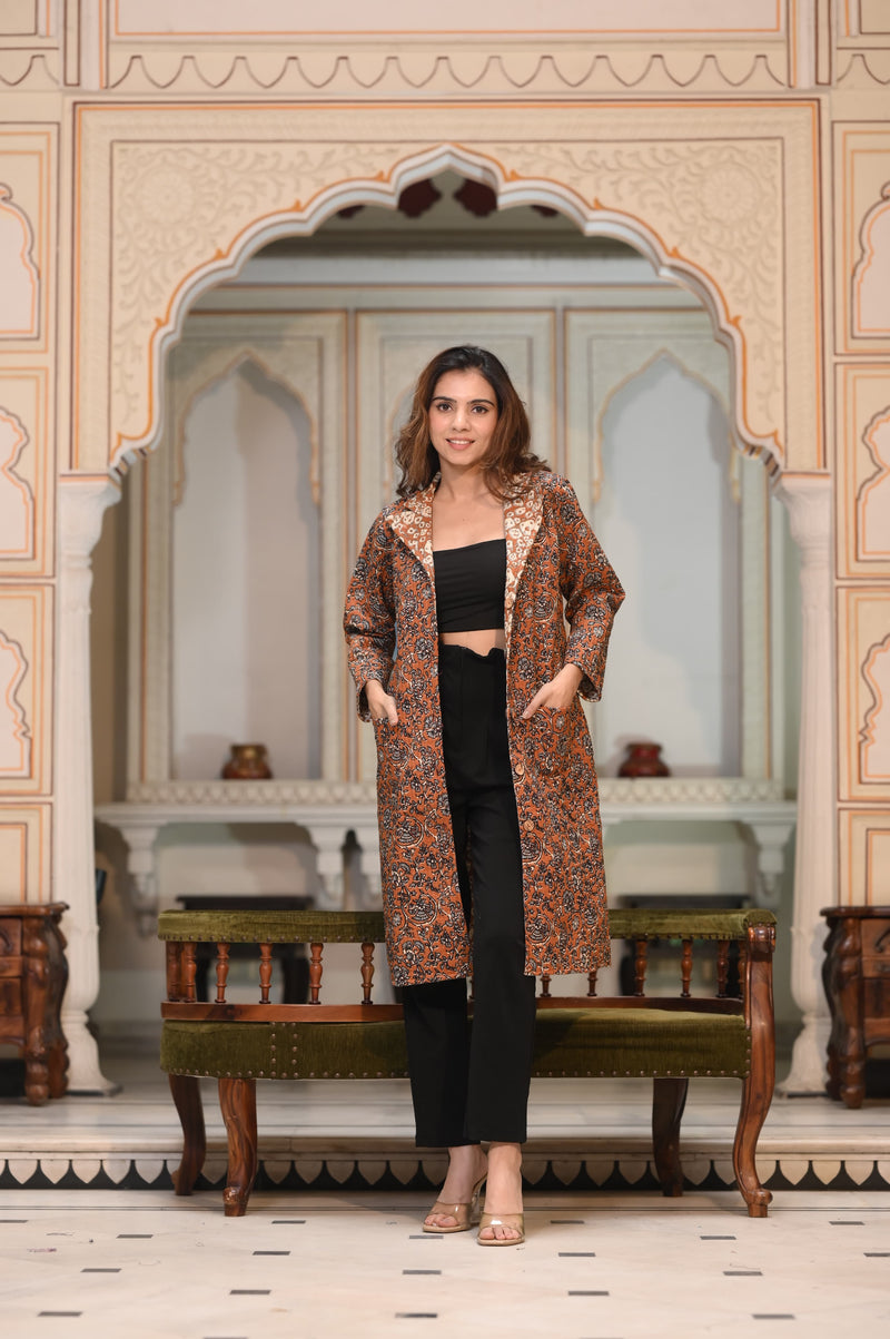 Presenting Jaipuri printed Women's Wear Quilted Full Sleeves JACKETS 🧥(NFWC04)