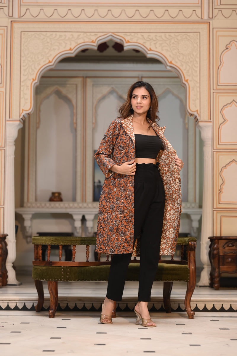 Presenting Jaipuri printed Women's Wear Quilted Full Sleeves JACKETS 🧥(NFWC04)