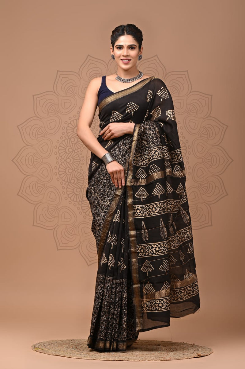 Premium Maheshwari Silk Saree (SWSRMAH16)