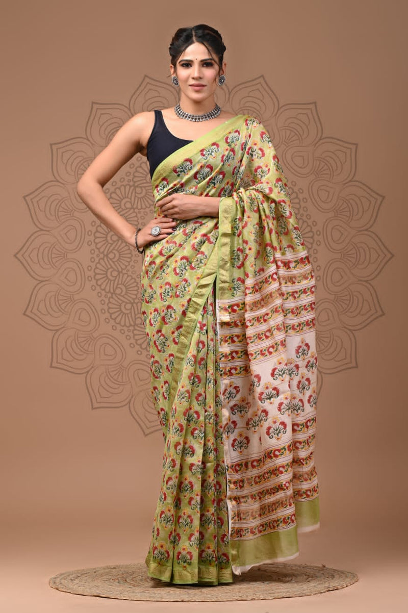 Premium Maheshwari Silk Saree (SWSRMAH20)