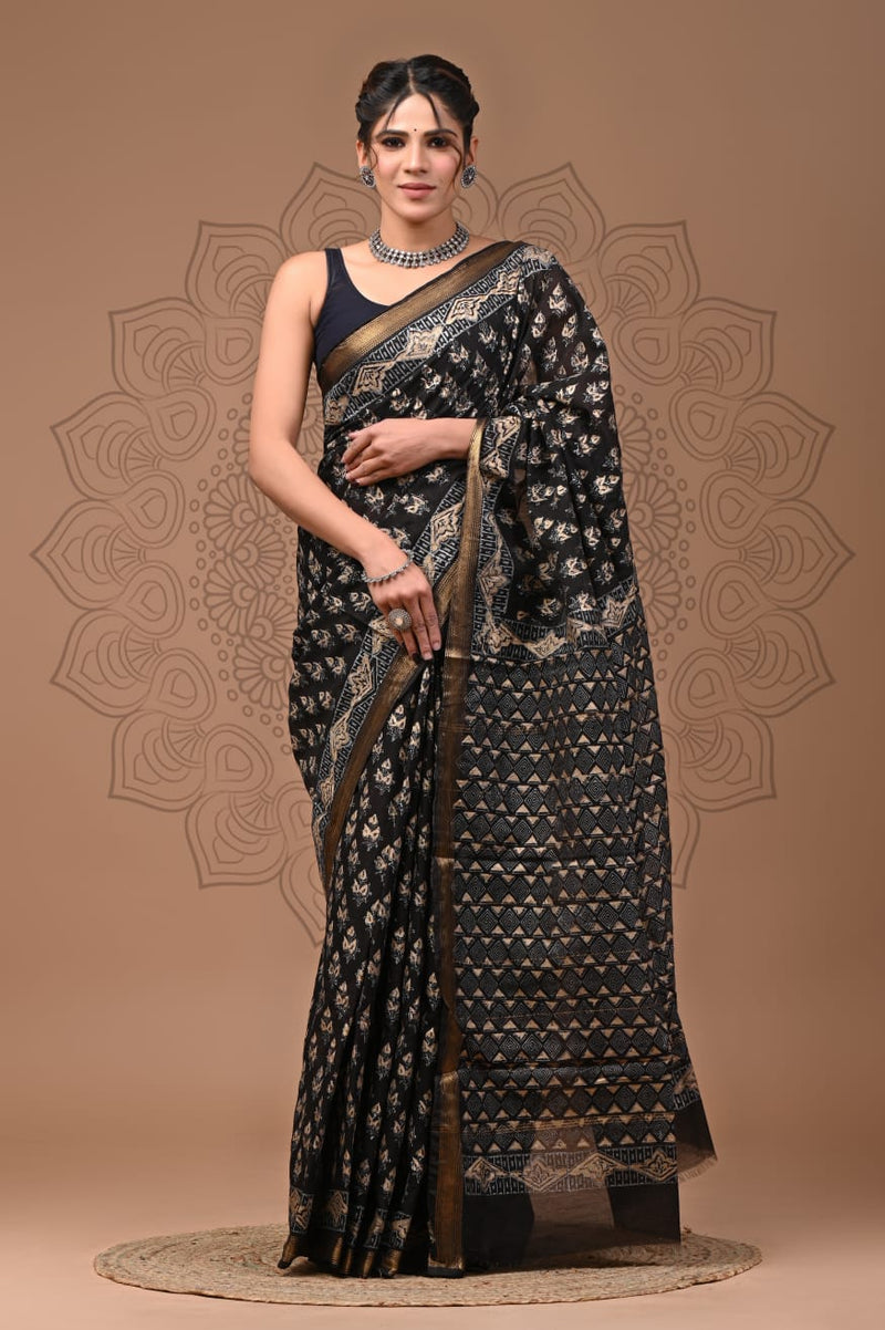 Premium Maheshwari Silk Saree (SWSRMAH22)