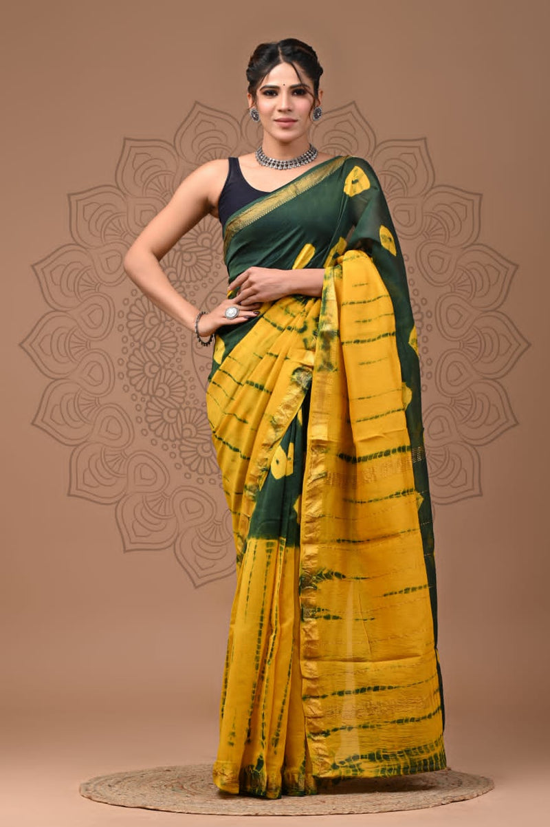 Premium Maheshwari Silk Saree (SWSRMAH19)