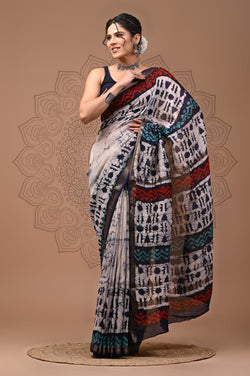 Premium Maheshwari Silk Saree (SWSRMAH24)