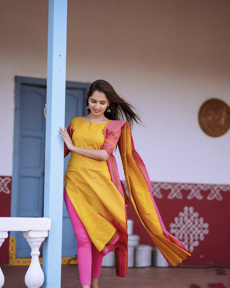 NEW ARIVELLS YELLOW VATIKA SUIT SET ❣️😍❣️😍  BRENDED COLLECTION✔️