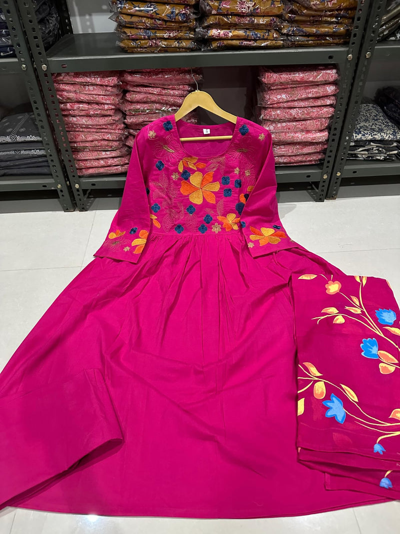 Featuring beautiful embroidery with suqes Heavy Suit which is beautifully decorated It is paired with matching pants