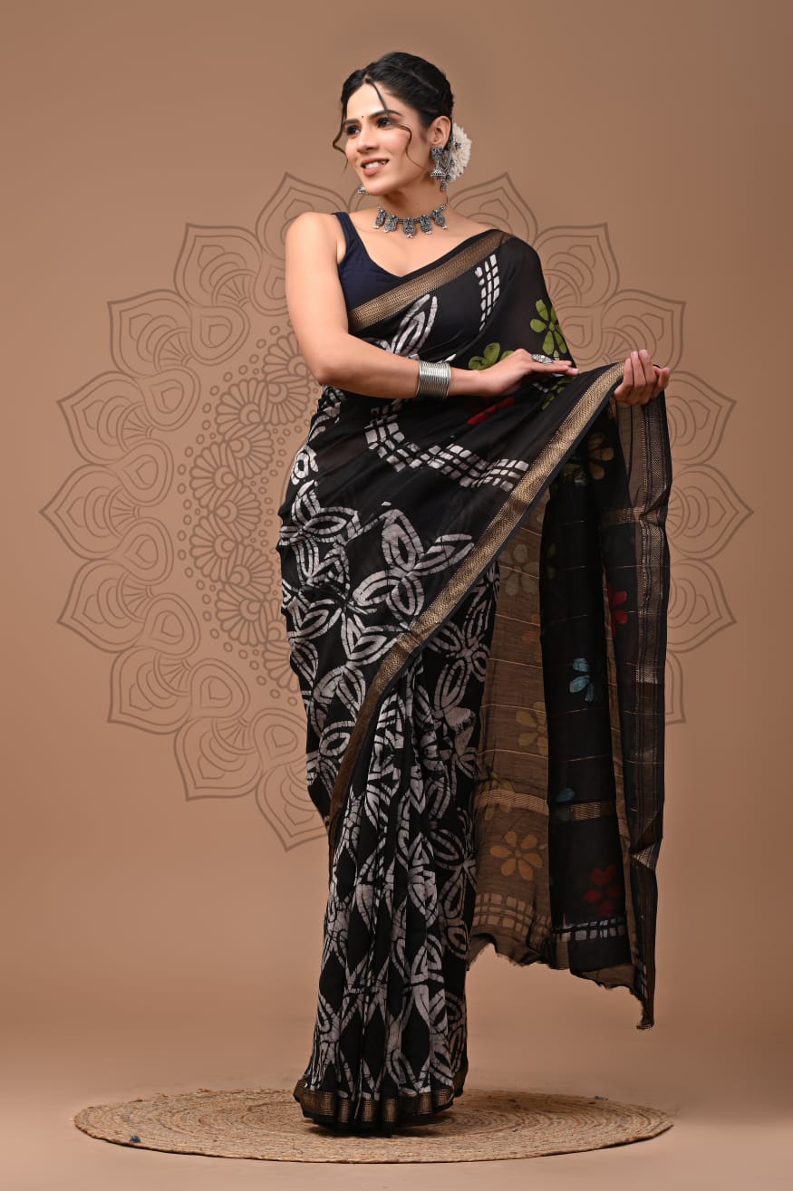 Premium Maheshwari Silk Saree (SWSRMAH29)