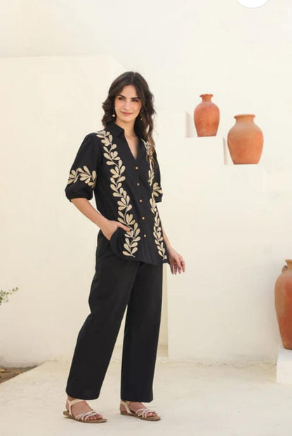 Feel the elegance and comfort merge in our artisan-crafted &cotton suit