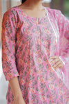 🌹🌹Pure fine Cotton fabric &nbsp;Kurti with Pant with cotton 100-100 Dupatta🌹🌹