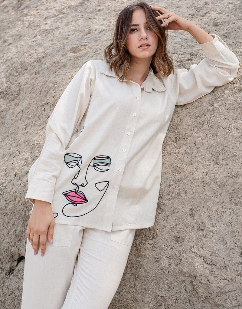 Feel the elegance and comfort merge in our artisan-crafted cotton suit! 🌹😍