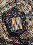 New Hand block printed cotton suit with cotton dupatta