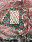 Suits Wala Hand Block Print Cotton Suit Set with Kota Doria Dupatta