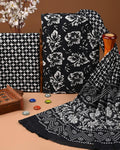 EXCLUSIVE HAND BLOCK PRINT COTTON SUIT SET WITH MULMUL DUPATTA (SWCOTMU40)