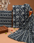 EXCLUSIVE HAND BLOCK PRINT COTTON SUIT SET WITH MULMUL DUPATTA(SWCOTMU30)
