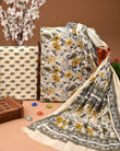 EXCLUSIVE HAND BLOCK PRINT COTTON SUIT SET WITH MULMUL DUPATTA(SWCOTMU29)