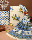 EXCLUSIVE HAND BLOCK PRINT COTTON SUIT SET WITH MULMUL DUPATTA(SWCOTMU17)