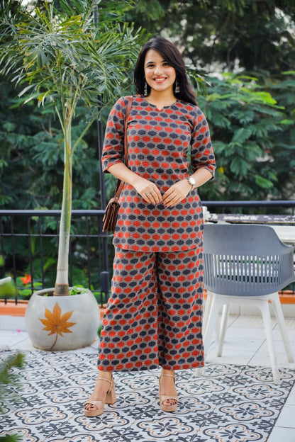 👉 *Presenting Beautifully cord set Cotton kurta set Pure cotton