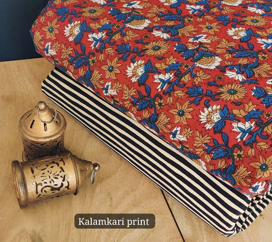Exclusive Hand Block Printed Fabric Combo  (SWCOM80)