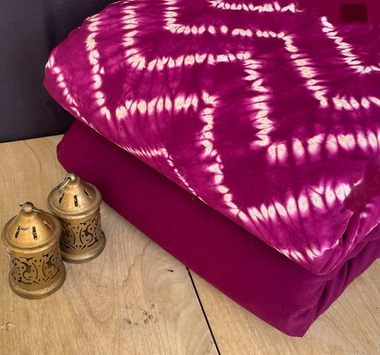 Exclusive Hand Block Printed Fabric Combo  (SWCOM73)