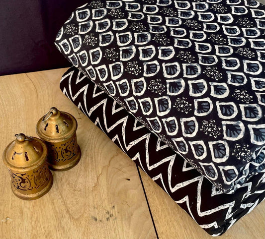 Exclusive Hand Block Printed Fabric Combo  (SWCOM71)