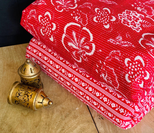 Exclusive Hand Block Printed Fabric Combo  (SWCOM54)