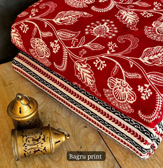 Exclusive Hand Block Printed Fabric Combo  (SWCOM53)