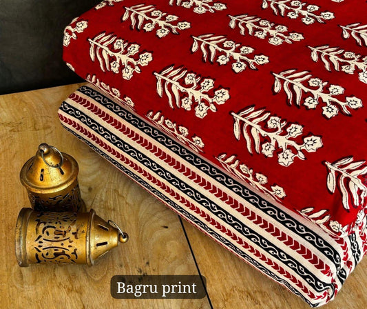 Exclusive Hand Block Printed Fabric Combo  (SWCOM50)
