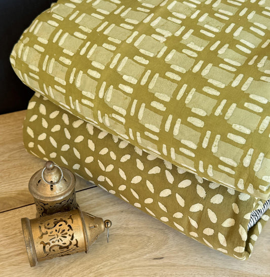 Exclusive Hand Block Printed Fabric Combo  (SWCOM40)