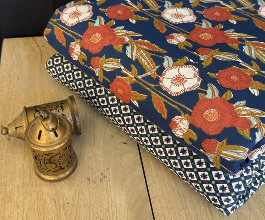 Exclusive Hand Block Printed Fabric Combo  (SWCOM27)