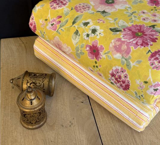 Exclusive Hand Block Printed Fabric Combo  (SWCOM18)