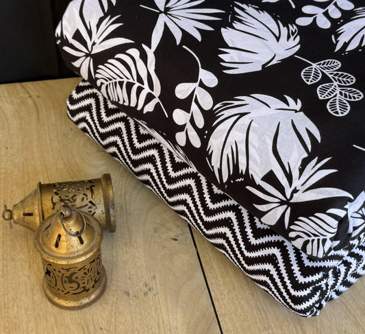 Exclusive Hand Block Printed Fabric Combo  (SWCOM16)