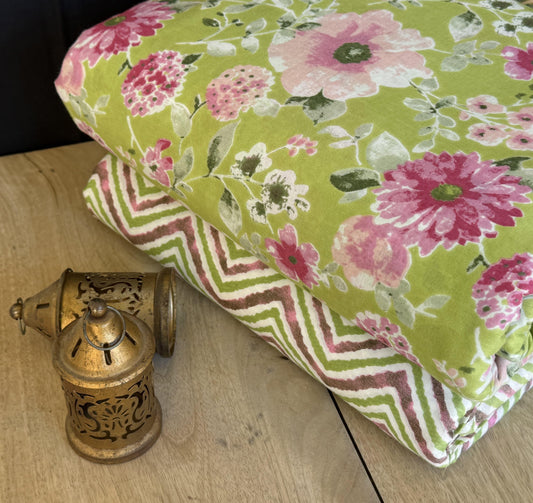 Exclusive Hand Block Printed Fabric Combo  (SWCOM15)