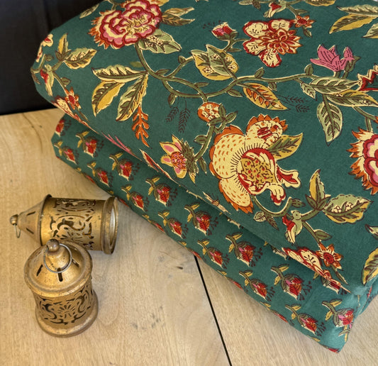 Exclusive Hand Block Printed Fabric Combo  (SWCOM14)
